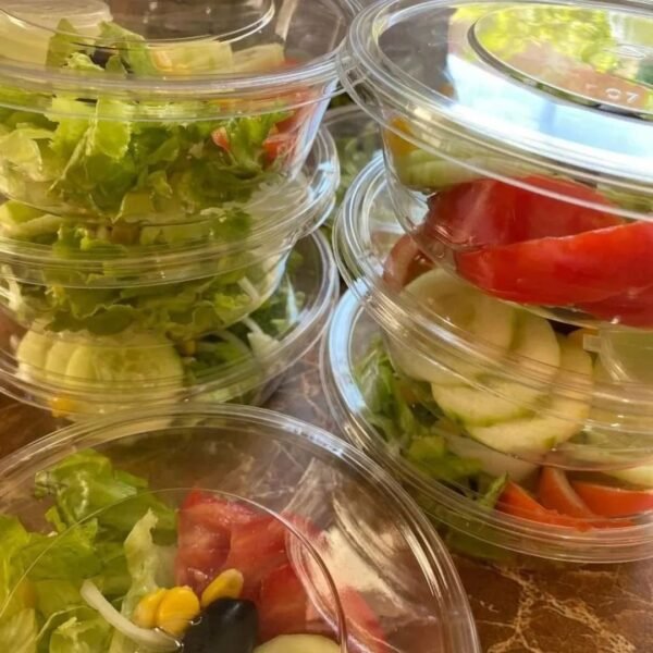 boîte salade transparent 100 pièce