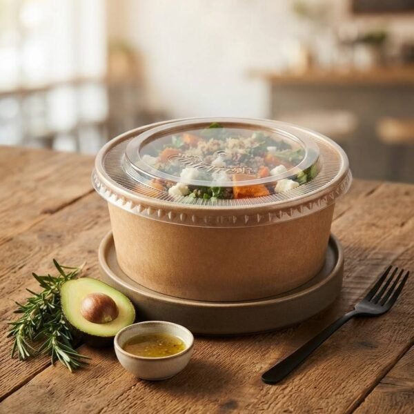 bowl 1100ml kraft 100p