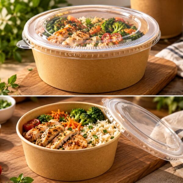 bowl 750 ml kraft 100p